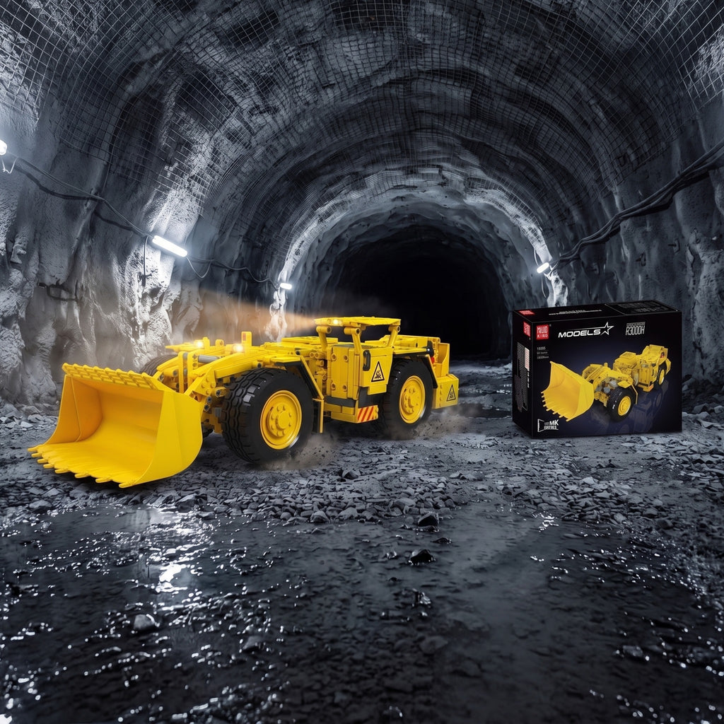 Mould King 17056 underground mine loader building set