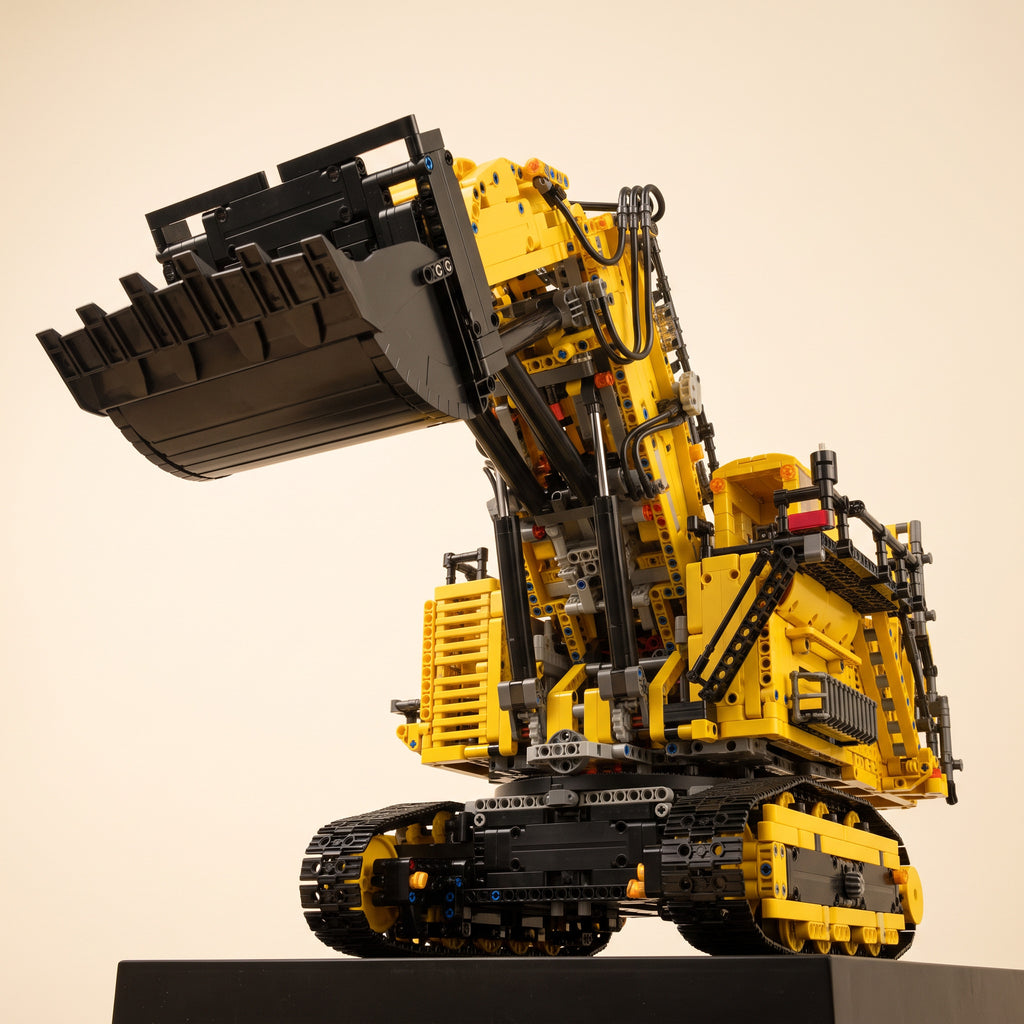 Mould King 17070 remote controlled mining excavator building set, yellow — photo 3 of 6