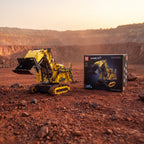 Mould King 17070 RC mining excavator building set (yellow)