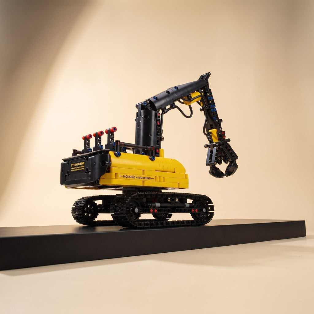 Mould King 17077 hydraulic log loader building set — photo 3 of 3