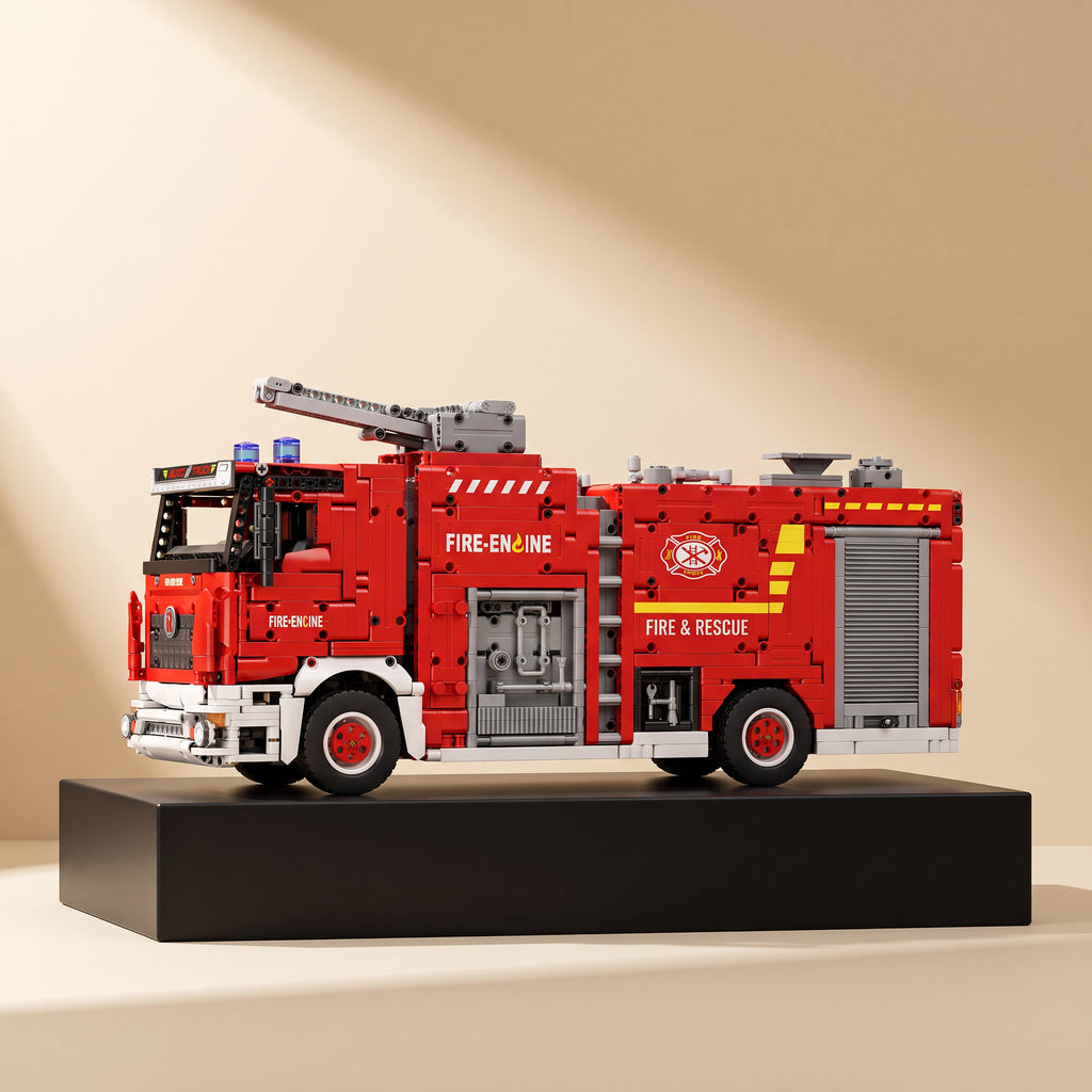 Reobrix 22008A remote controlled fire engine with water cannon building set — photo 3 of 4