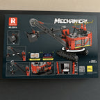 Reobrix 22014 remote controlled electric mining shovel building set — back of the box