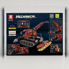 Reobrix 22019 snow groomer building set — back of the box