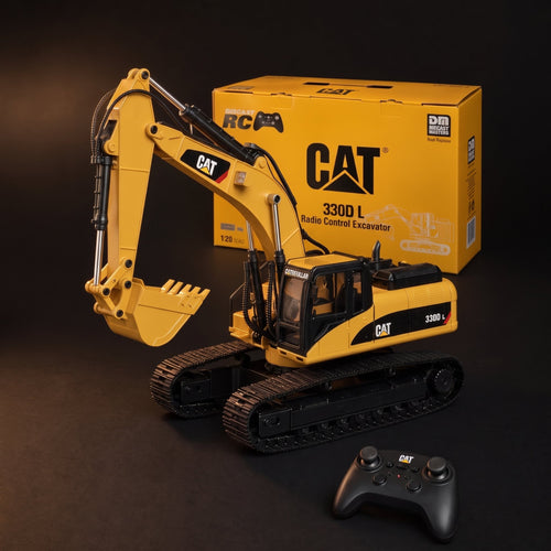 CAT 330D L hydraulic excavator 1:20 die-cast RC — photo 1 of 6