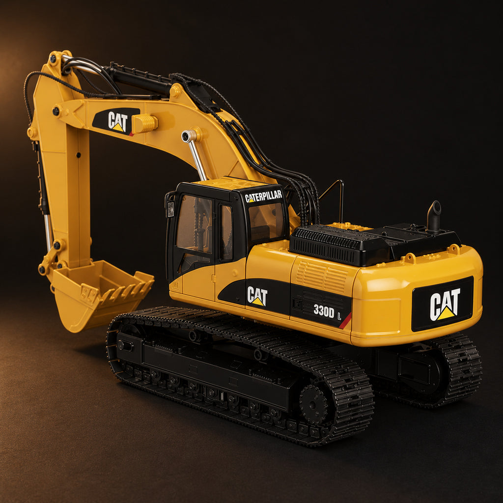 CAT 330D L hydraulic excavator 1:20 die-cast RC — photo 3 of 6