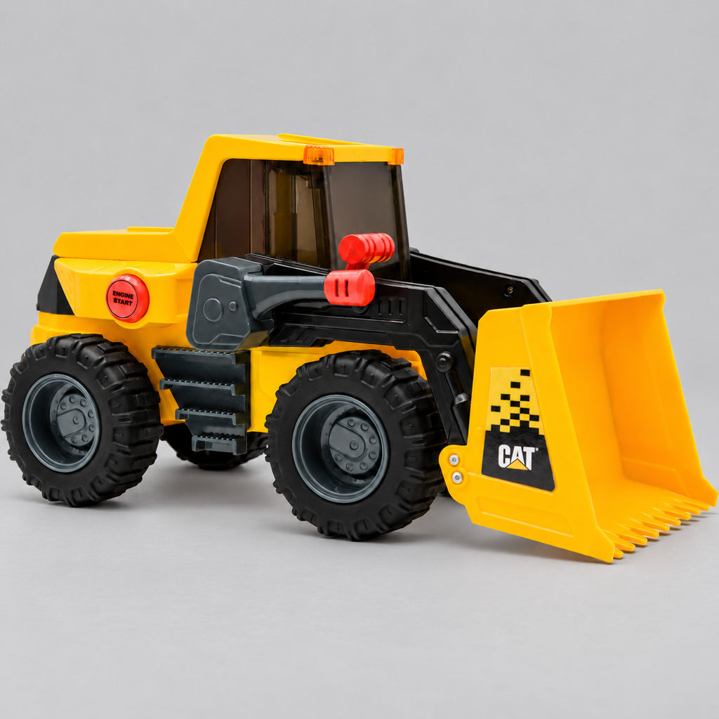 Cat® Power Haulers 2.0 wheel loader, 12-inch kids toy with lights and sounds