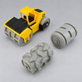 Cat® Mini Crew 7-inch road roller with two spare sand rollers