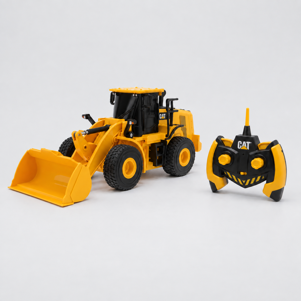 CAT 950M wheel loader 1:35 RC — machine with 2.4 GHz remote controller