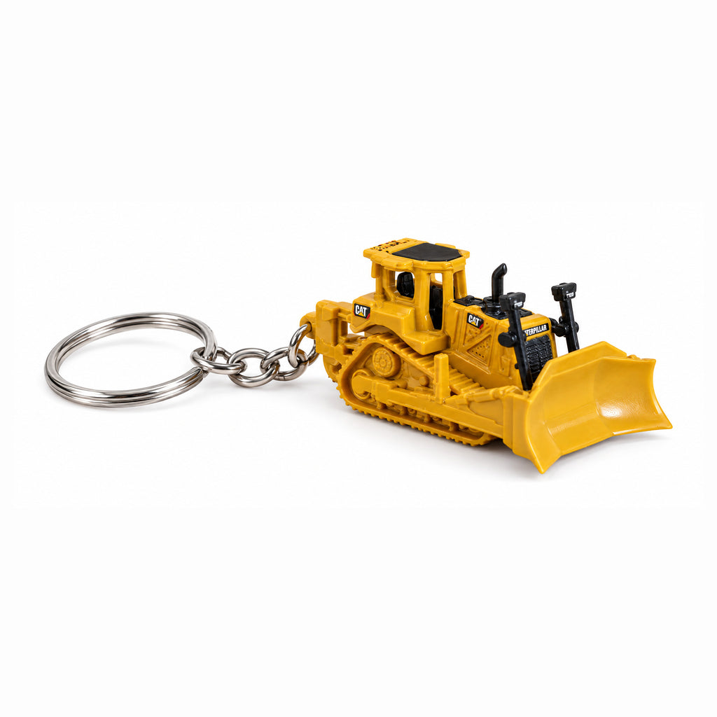CAT track-type tractor keyring