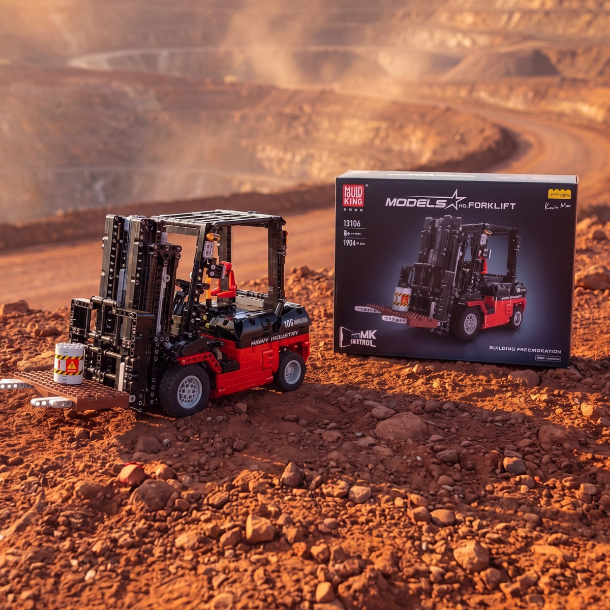 Mould King 13106 RC forklift truck building set
