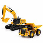 CAT RC duo 1:35 — 336 hydraulic excavator and 770 mining truck