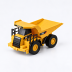 Mini CAT 770 mining truck 1:64 RC — front three-quarter view