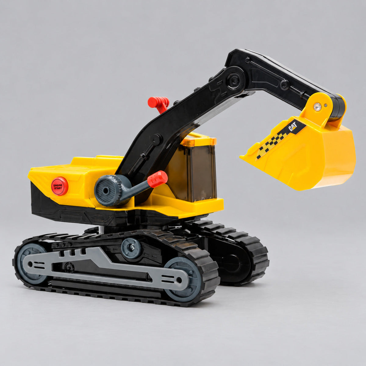 Cat® Power Haulers 2.0 excavator, 12-inch kids toy with lights and sounds