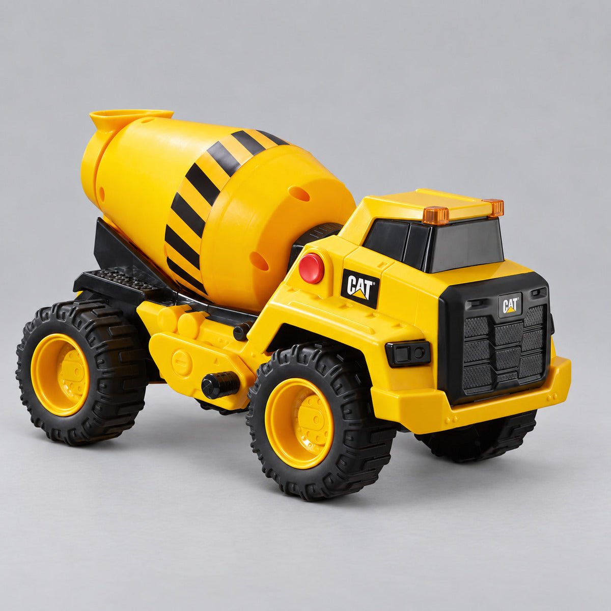Cat® Power Haulers 2.0 cement mixer, 12-inch kids toy with lights and sounds